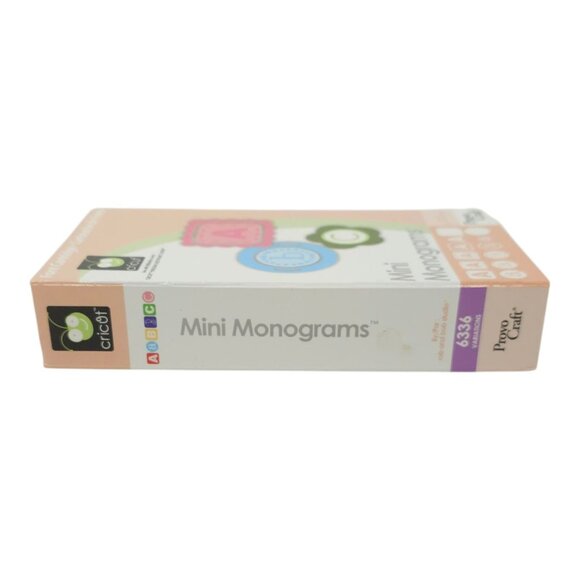 Cricut Provo Craft Font Cartridge Mini Monograms 290018 Link Status Unknown - Picture 4 of 11